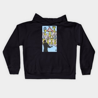 Seven of Cups Tarot Kids Hoodie